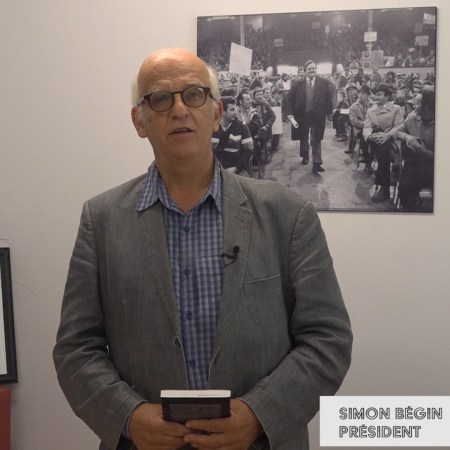 Simon Bégin, président de l'Institut Jean-Garon